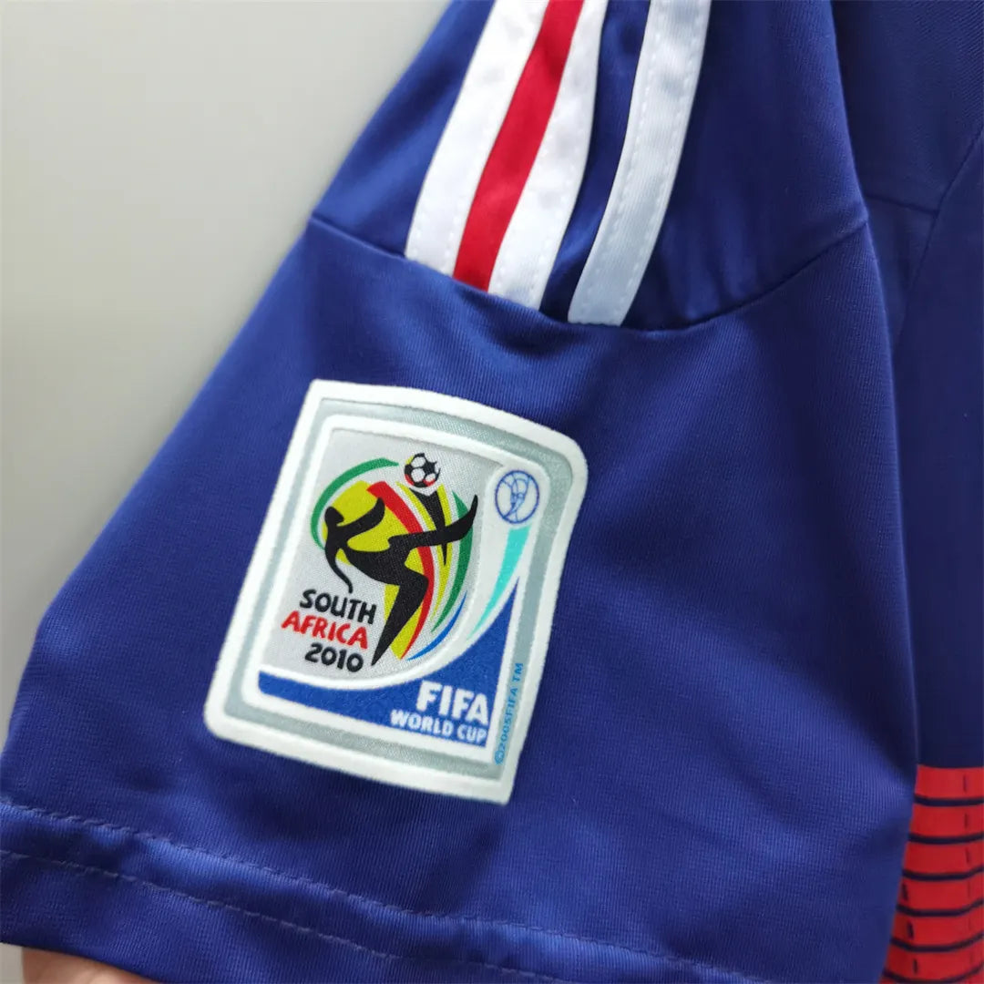 2010 France Home Retro Jersey With 21#ANELKA