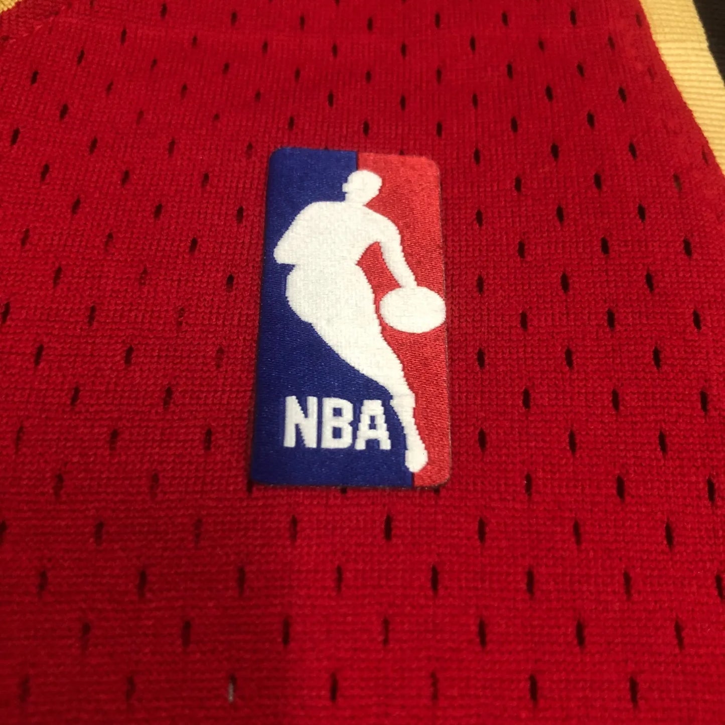 M&N 03-04 Cleveland Cavaliers SW Red 23# JAMES