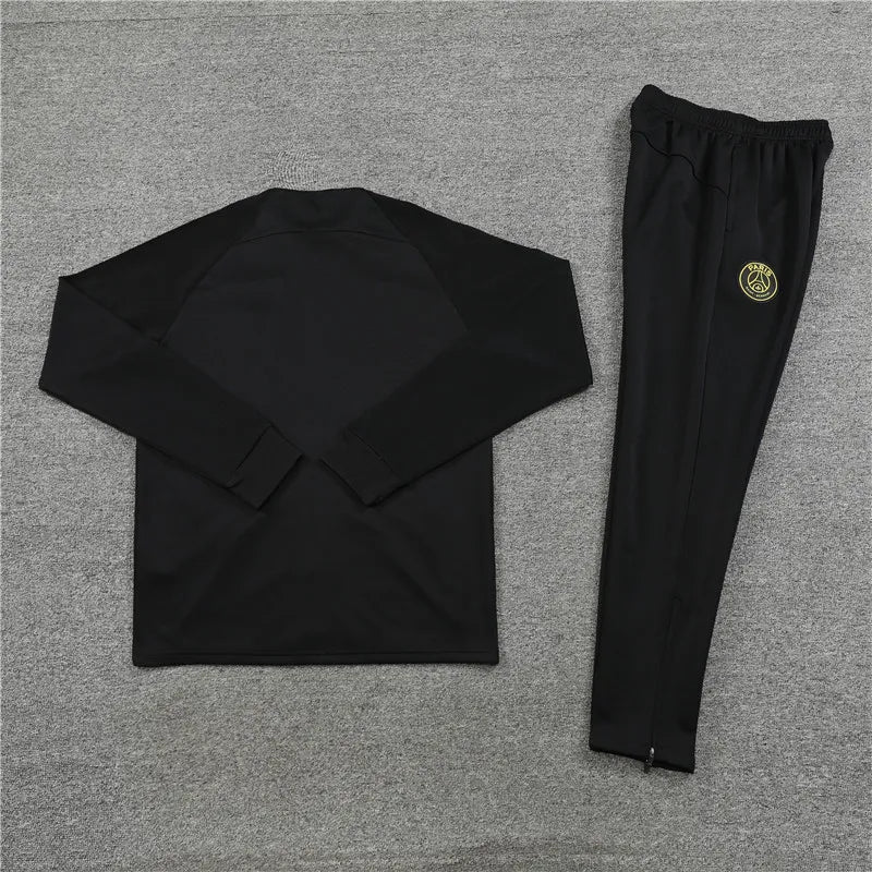23-24 PSG-Jordan Black Jacket Tracksuit