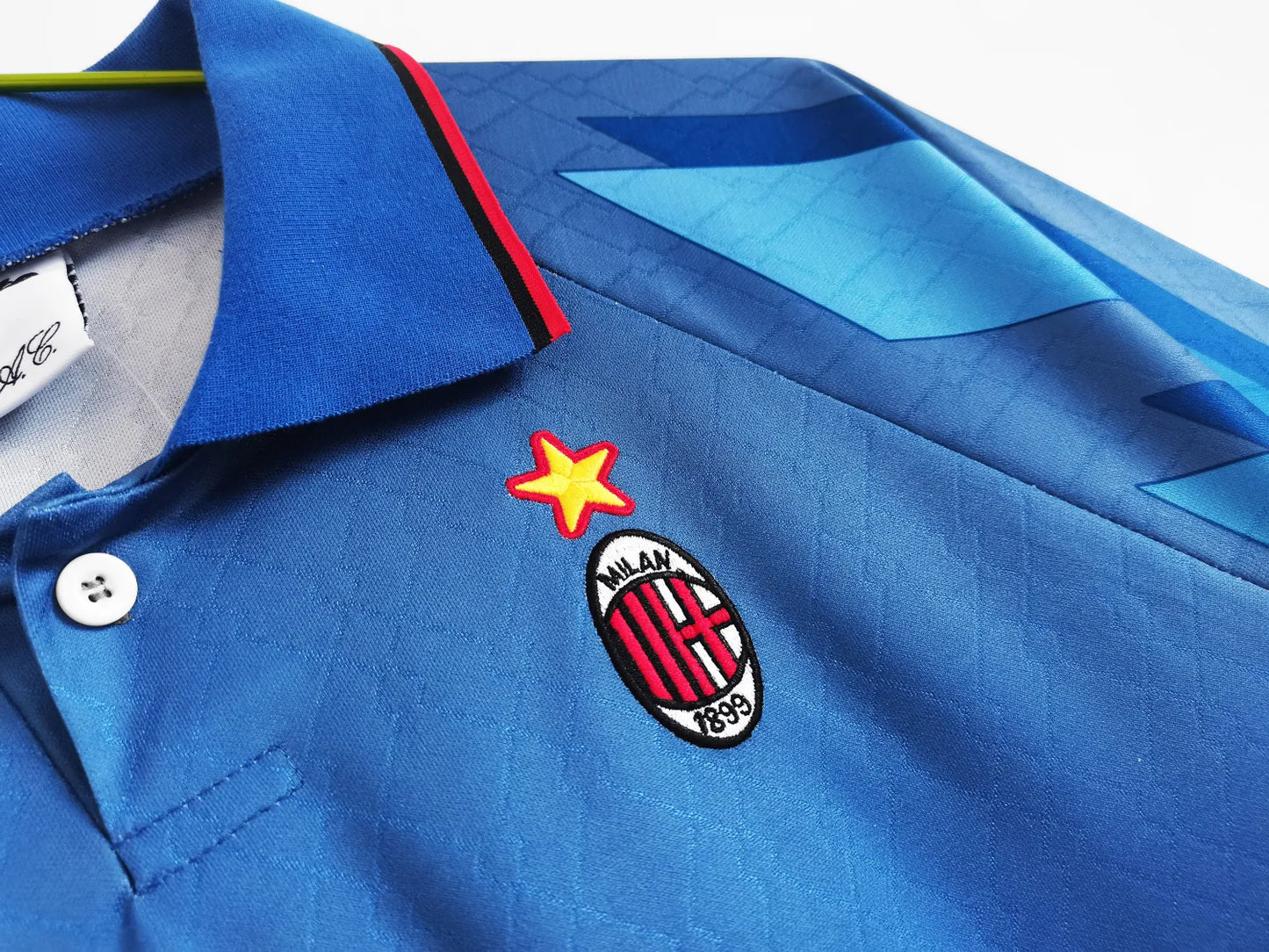 95-96 AC Milan 4TH Away Blue Retro Jersey