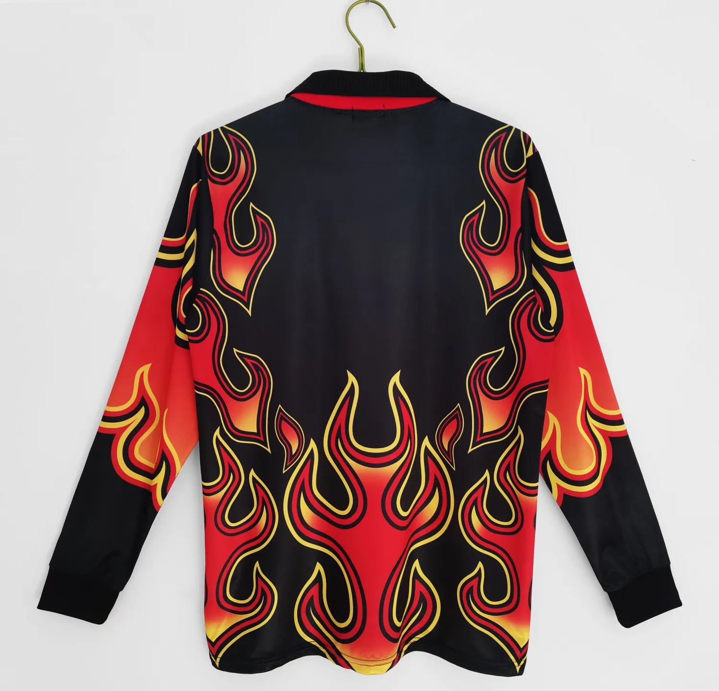 1998 Japan Red Flame Goalkeeper Retro Long Sleeve Jersey