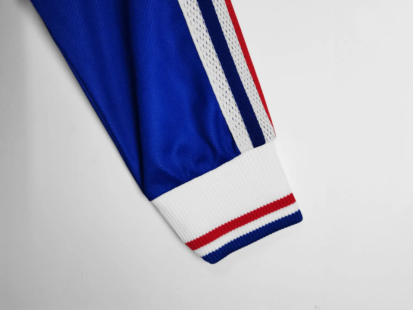 1998 France Home Long Sleeve with Match Detail Retro Jersey
