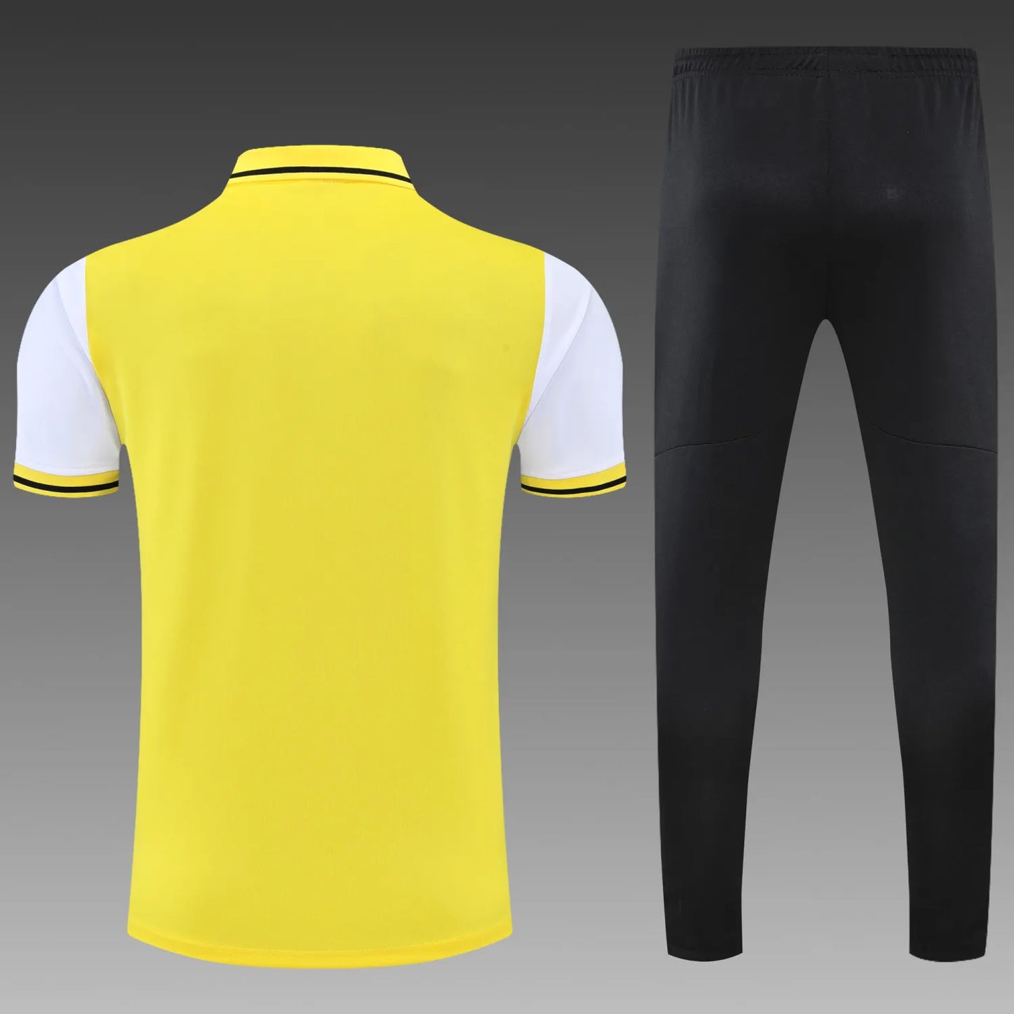 Dortmund POLO kit yellow and white Short Sleeve Suit