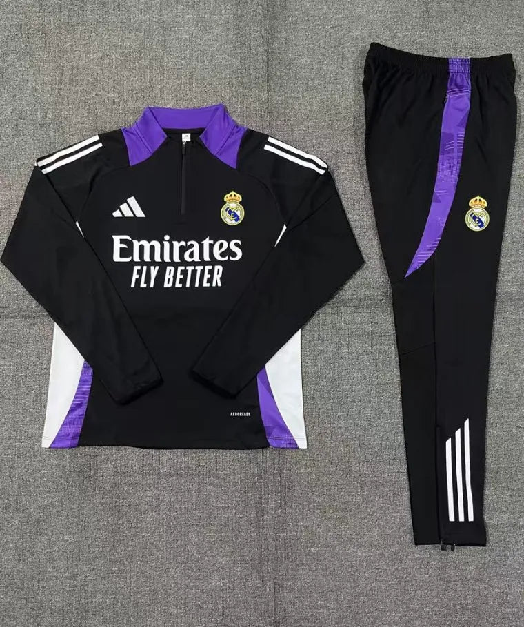 24-25 Real Madrid Black Training Suit
