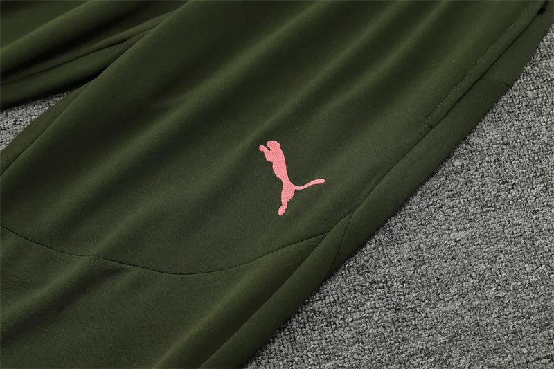 24-25 Manchester City Army Green Training Suit