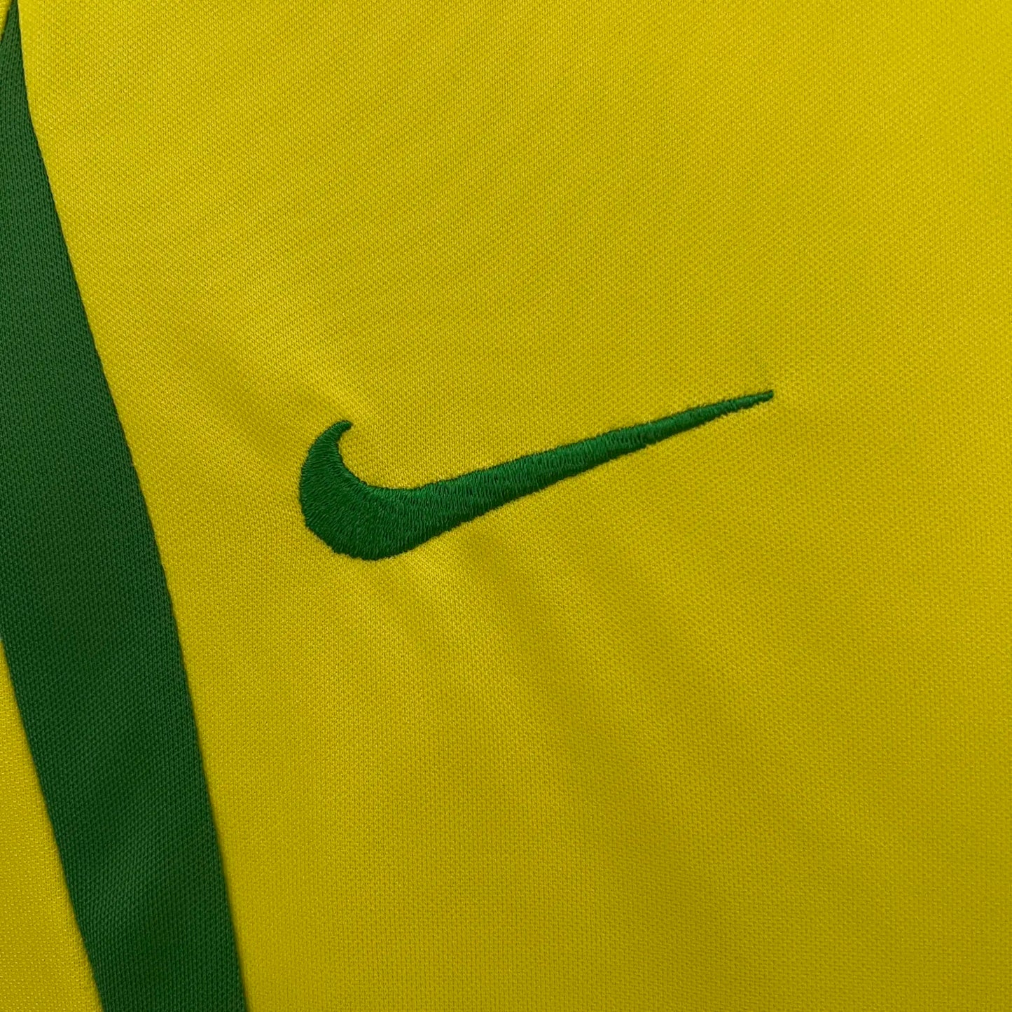 Retro 2002 Brazil Home Kids Kit