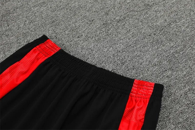 24-25 Manchester United Red and Black Training Suit