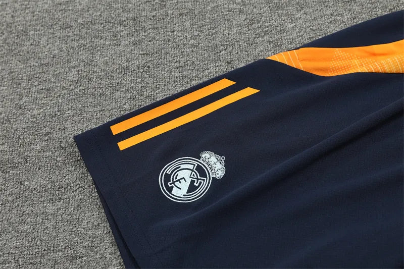 24-25 Real Madrid White Short Sleeve Training Suit