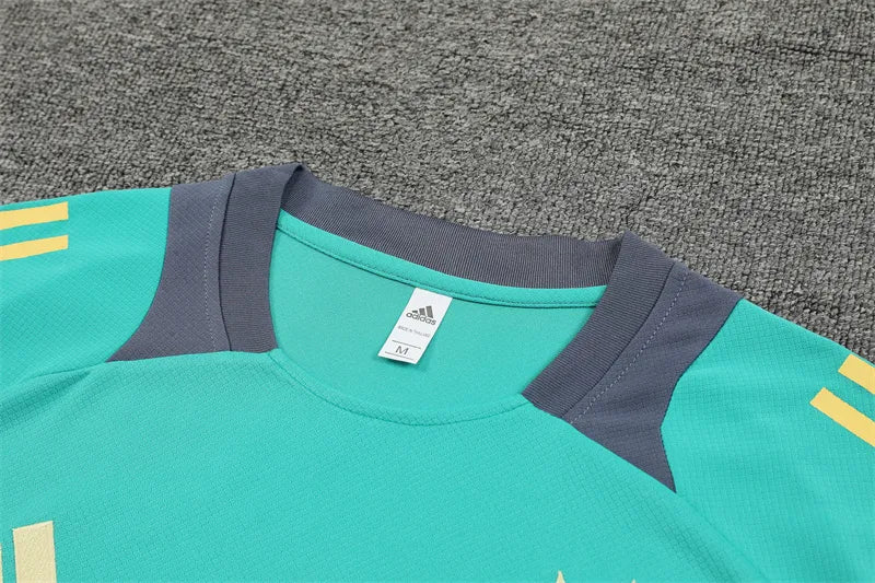 24-25 AX Lake Green Short Sleeve Training Suit