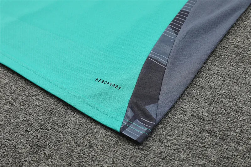24-25 AX Lake Green Short Sleeve Training Suit