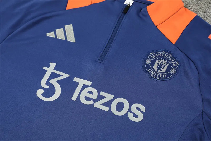 24-25 Manchester United Blue Training Suit
