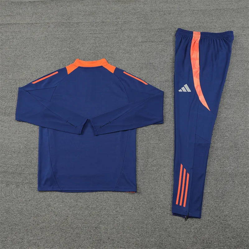 24-25 Manchester United Blue Training Suit