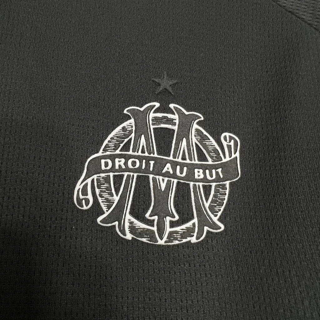24-25 Olympique Marseille 125th Anniversary Black Fans Jersey
