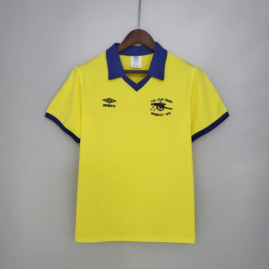 71-79 Arsenal Away Yellow Retro Jersey