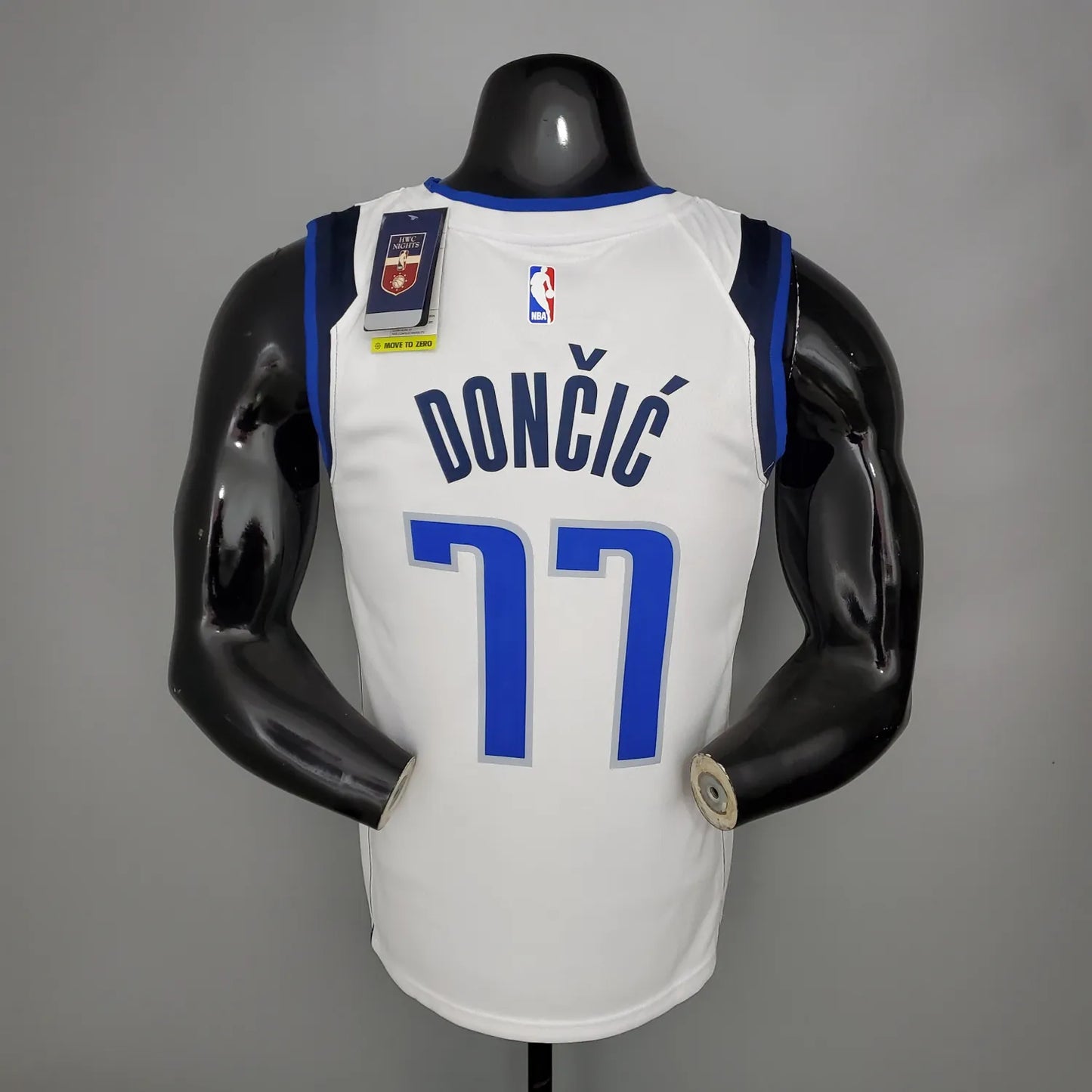 DONCIC#77 Mavericks home White NBA Jersey