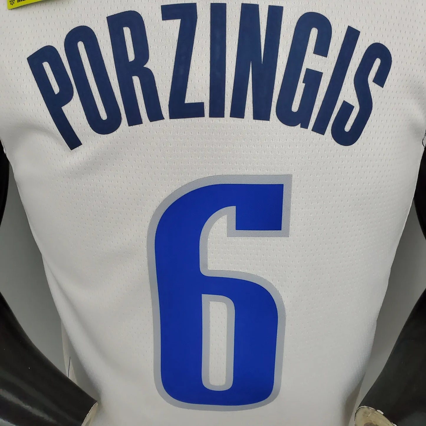 PORZINGIS#6 Mavericks home White NBA Jersey