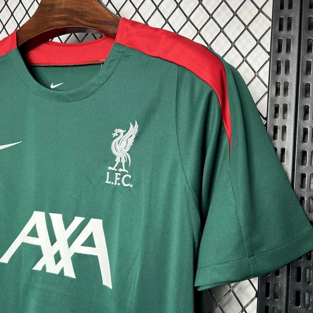 24-25 Liverpool Dark Green Training Fans Jersey