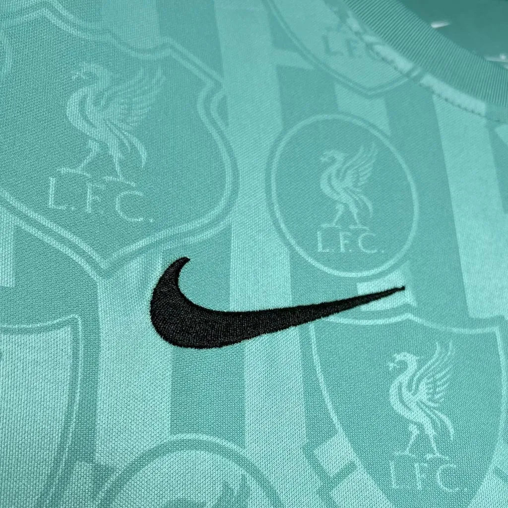 24-25 Liverpool Dark Green Training Fans Jersey