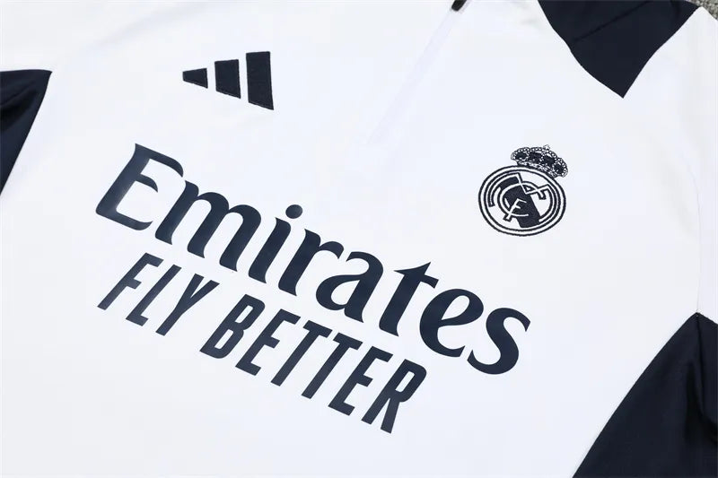 24-25 Real Madrid White Training Suit