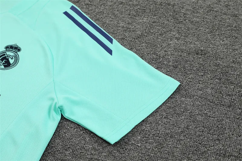 24-25 Real Madrid Blue Short Sleeve Training Suit