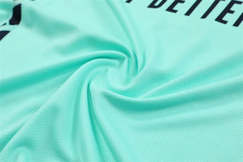 24-25 Real Madrid Blue Short Sleeve Training Suit