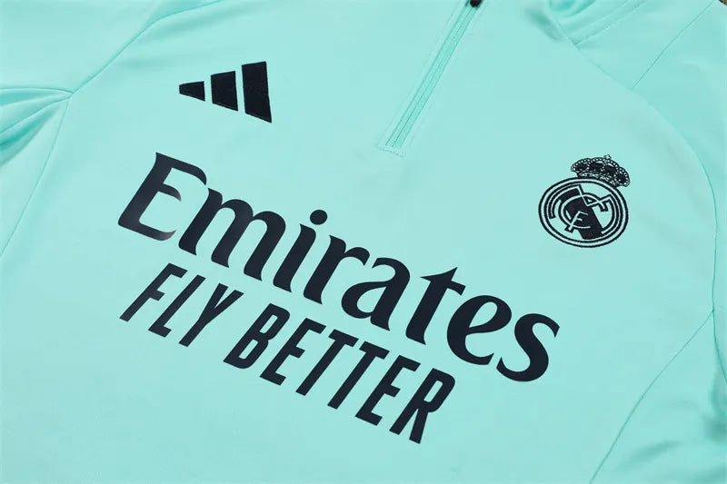 24-25 Real Madrid Light Blue Training Suit