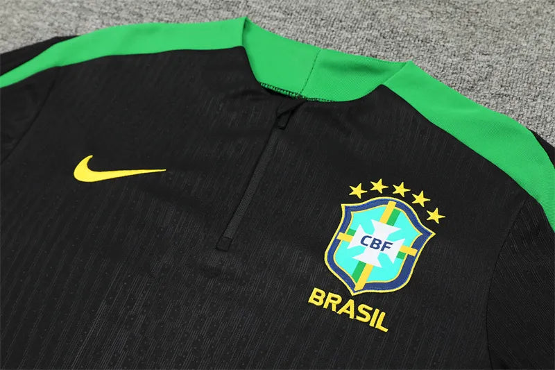 2024 Brazil Black Player Version Training Suit