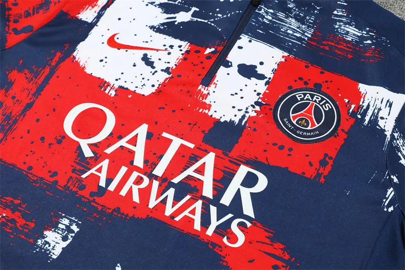 24-25 PSG Blue and Red Training Suit