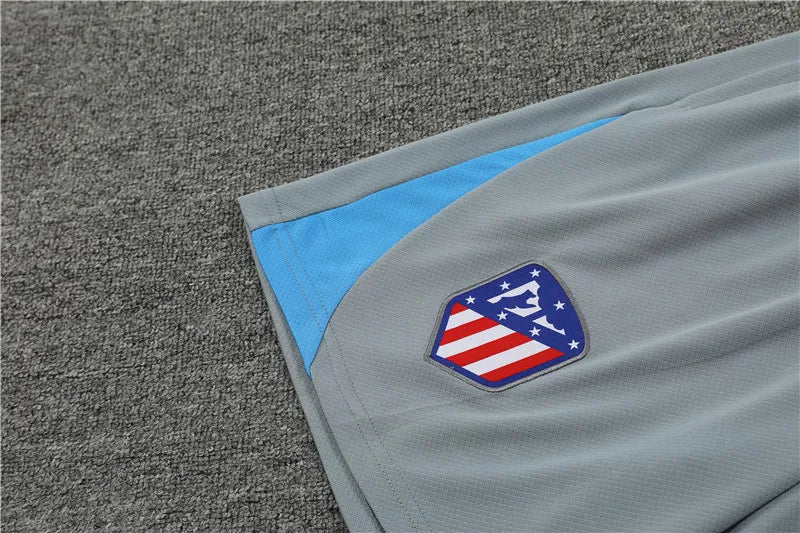 24-25 Atletico Madrid Gray Short Sleeve Training Suit