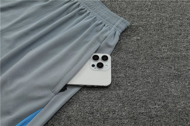 24-25 Atletico Madrid Light Blue Short Sleeve Training Suit