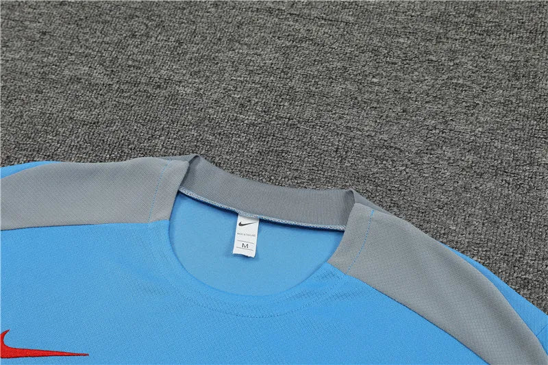 24-25 Atletico Madrid Light Blue Short Sleeve Training Suit