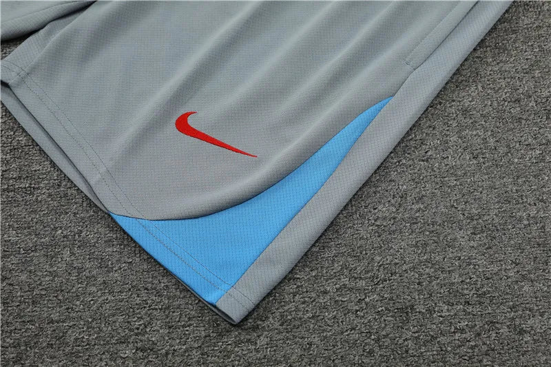 24-25 Atletico Madrid Light Blue Short Sleeve Training Suit
