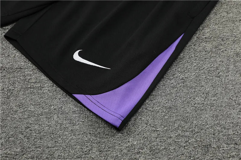 2024 England Black Short Sleeve Training Suit