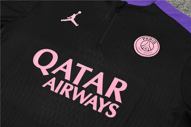 24-25 PSG Black and Purple Player Training Suit