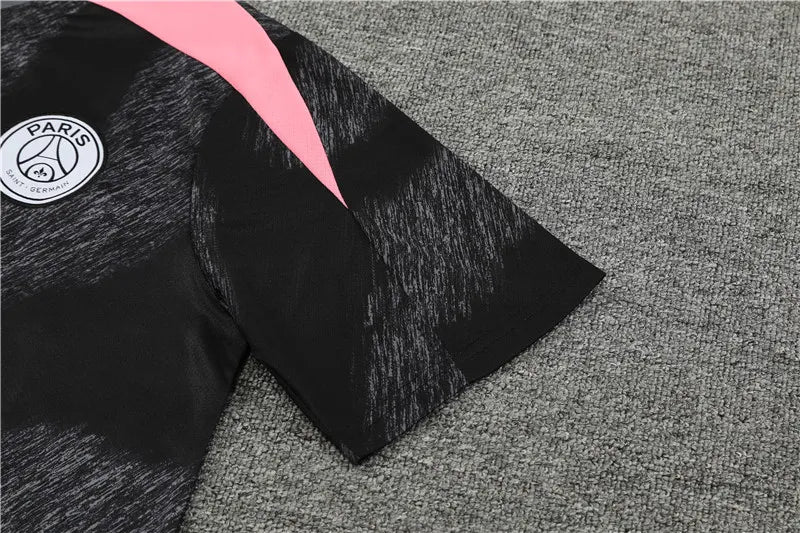 24-25 PSG Black and Pink Short Sleeve Training Suit