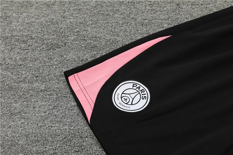 24-25 PSG Black and Pink Short Sleeve Training Suit
