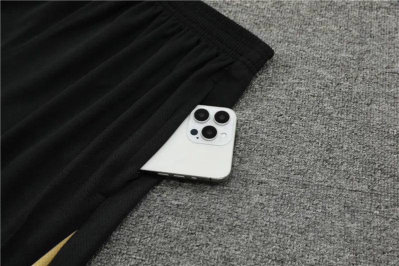 24-25 PSG Black and Gold Short Sleeve Training Suit