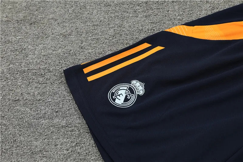 24-25 Real Madrid Light Blue Short Sleeve Training Suit