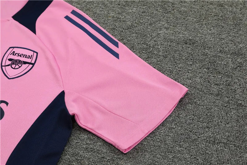 24-25 Arsenal Pink Short Sleeve Training Suit