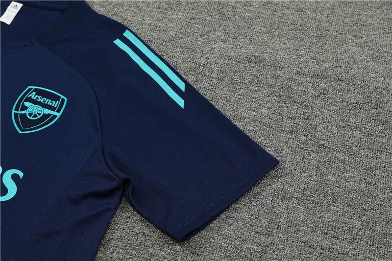 24-25 Arsenal Blue Short Sleeve Training Suit