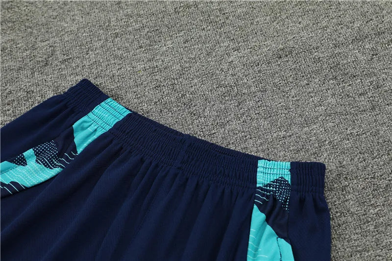 24-25 Arsenal Blue Short Sleeve Training Suit