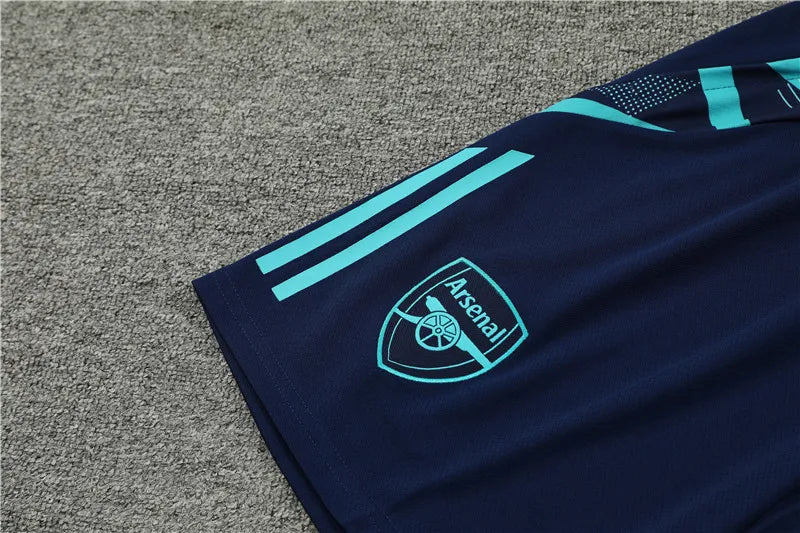 24-25 Arsenal Blue Short Sleeve Training Suit