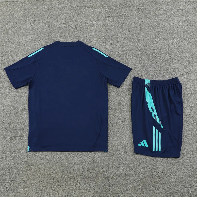 24-25 Arsenal Blue Short Sleeve Training Suit