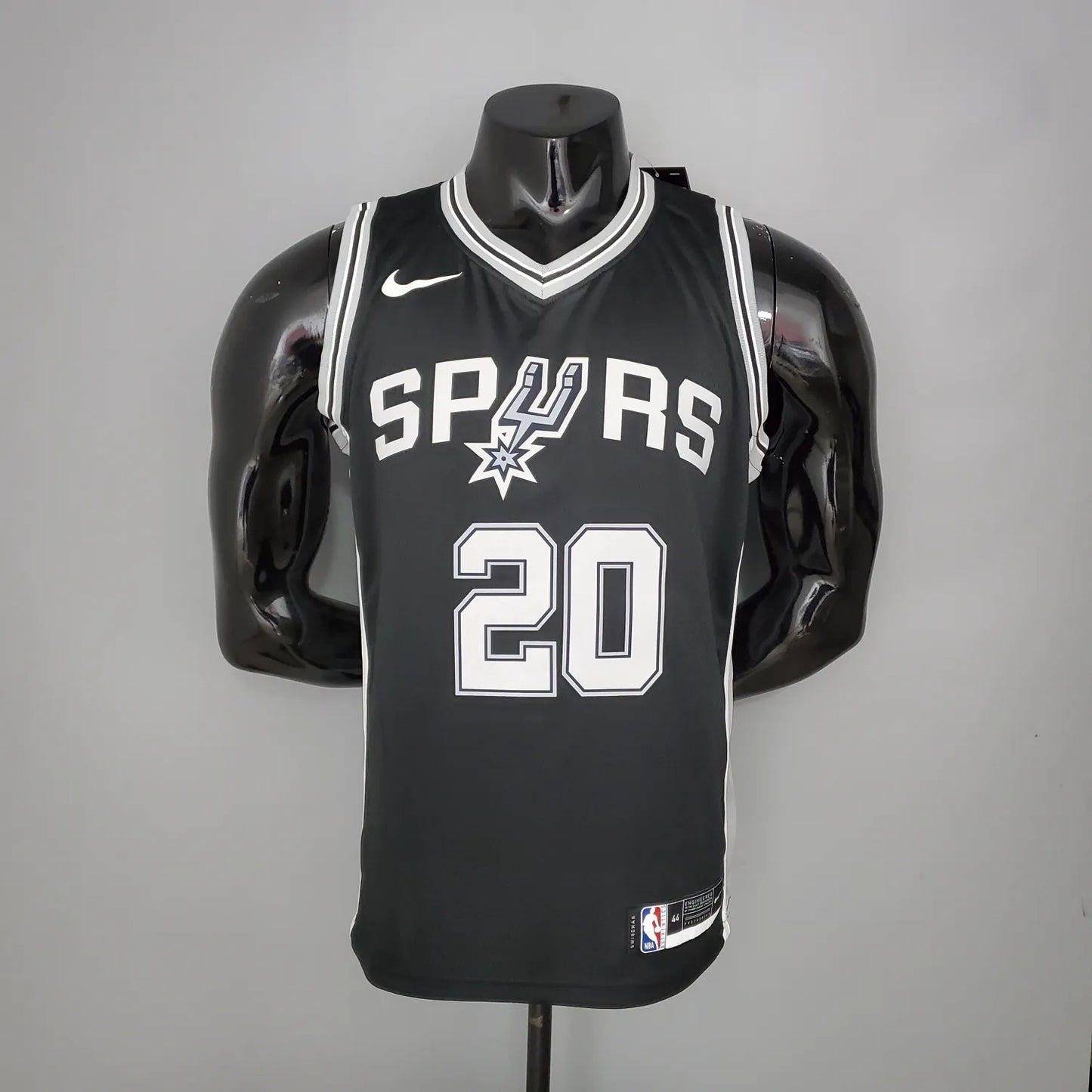 GINOBILI#20 Spurs Black NBA Jersey