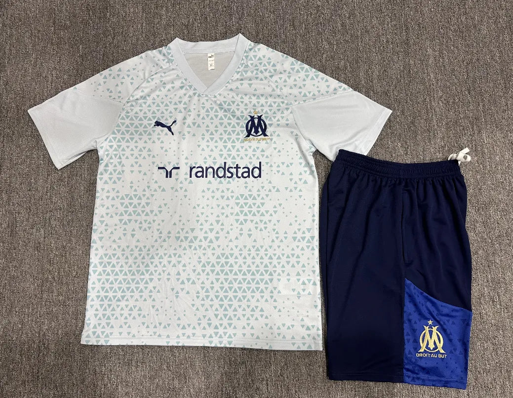 23-24 Olympique Marseille Training Short Sleeve Suit