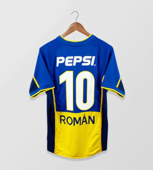 2002 Boca Juniors Home Retro Jersey