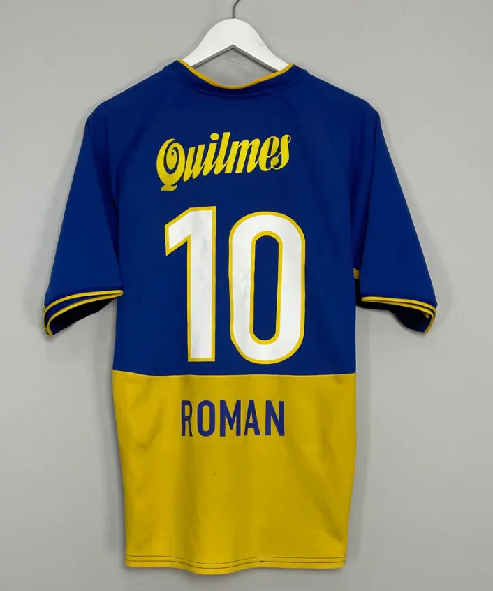2001 Boca Juniors Home Retro Jersey