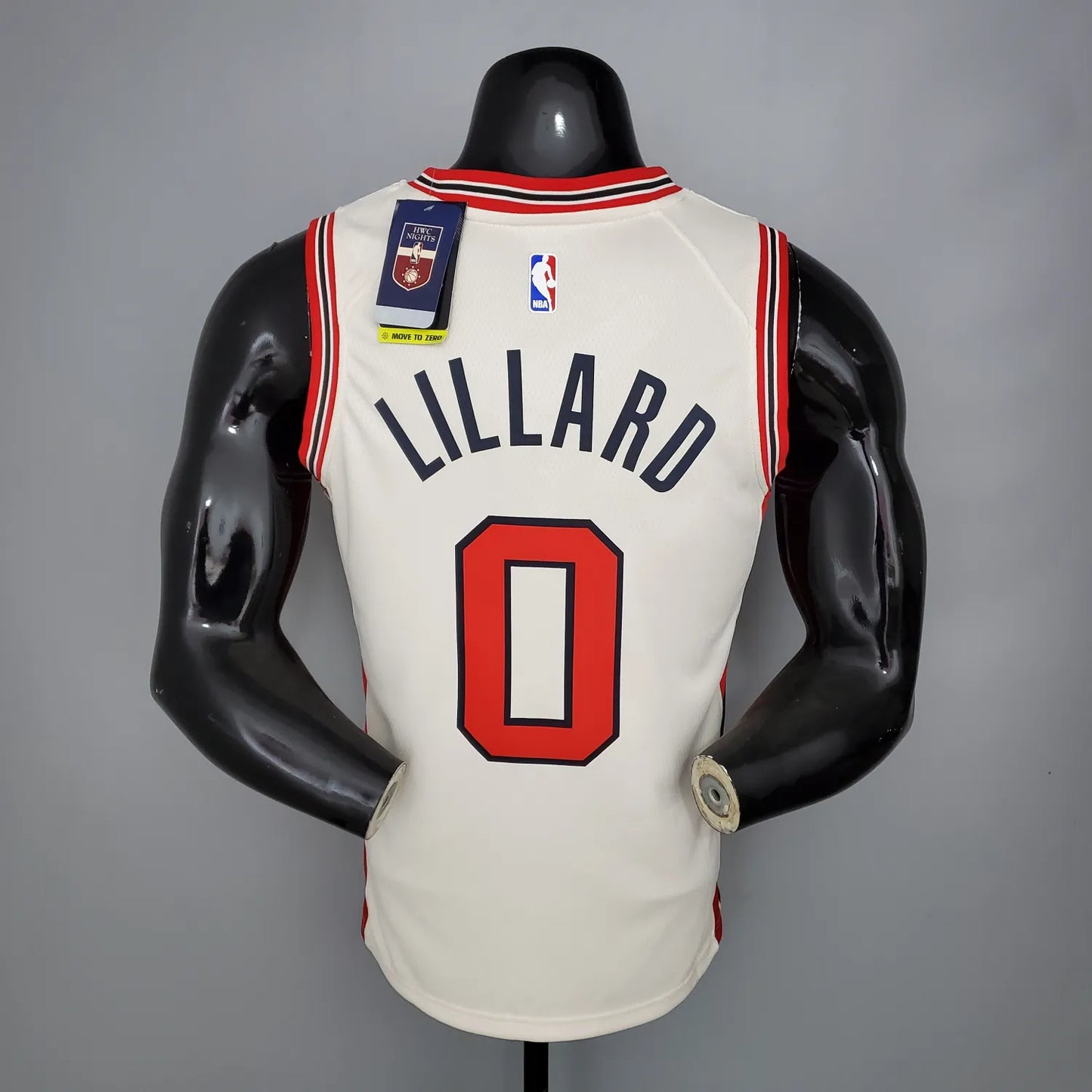LILLARD#0 Portland Trail Blazers Beige NBA Jersey S-XXL