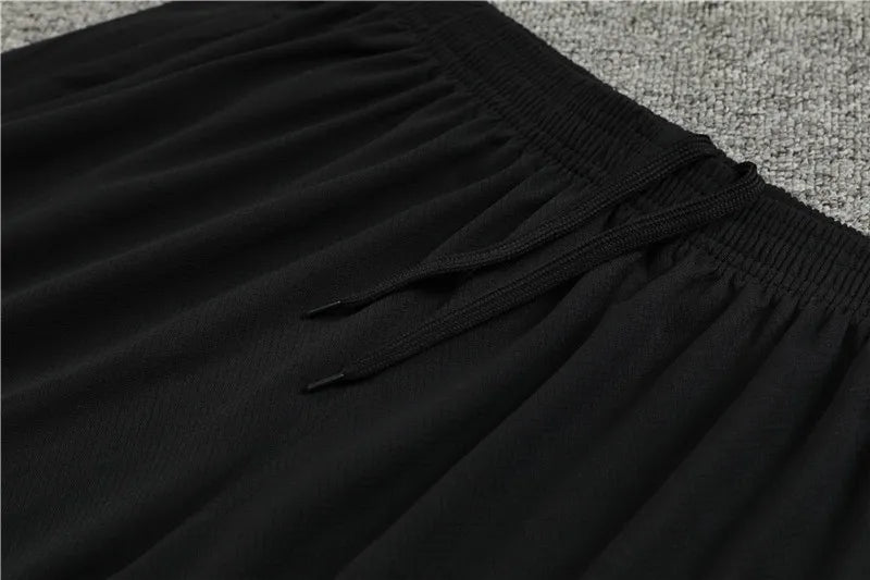 24-25 Chelsea Black Short Sleeve Training Suit
