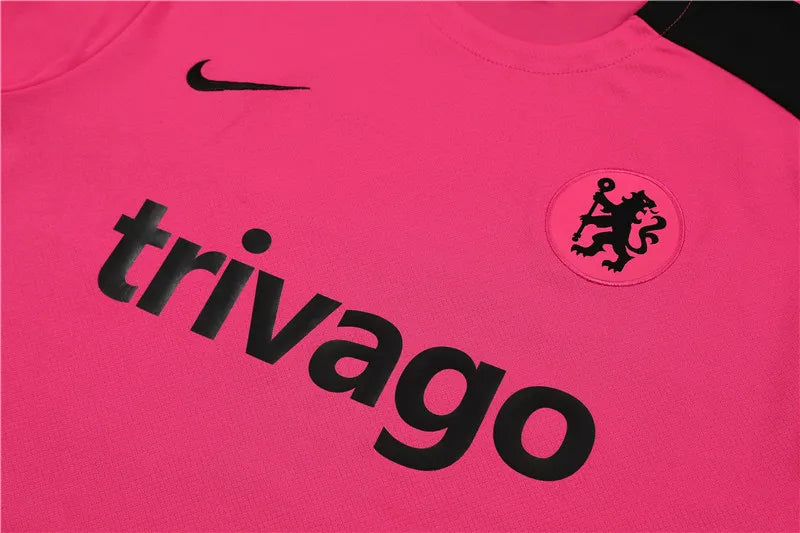 24-25 Chelsea Pink Short Sleeve Training Suit